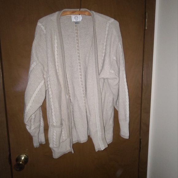 Vintage CHUNKY knit cardigan size medium - Picture 1 of 5